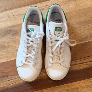 Adidas Stan Smith White with Green Accents Sneakers
